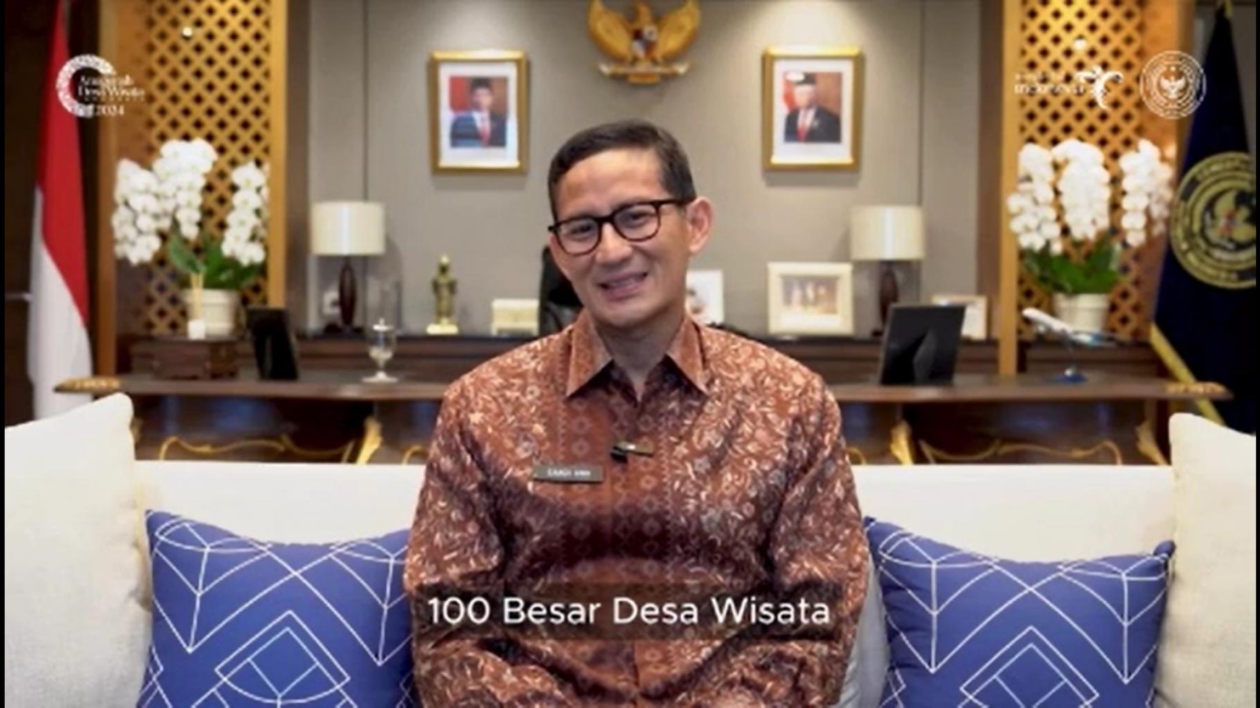 Menparekraf Mengumumkan 100 Besar ADWI 2024